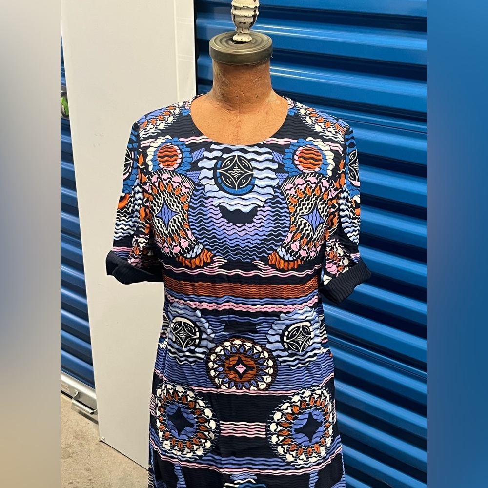 Peter Pilotto Abstract Print Dress, Small